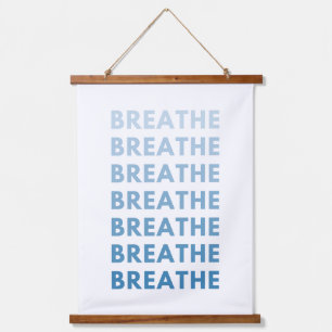 Breathe Gradient Flow Wood Topped Wall Tapestry