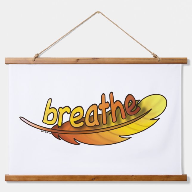 Breathe  hanging tapestry (Front)