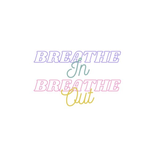 Breathe In Breathe Out Pillow 
