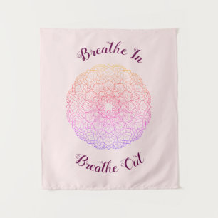 Breathe In Breathe Out Wall Tapestry