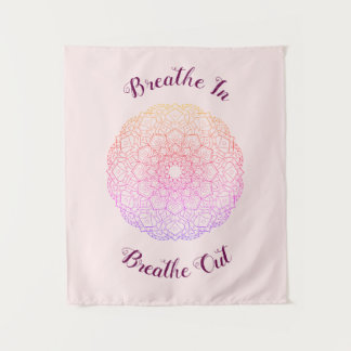 Breathe In Breathe Out Wall Tapestry