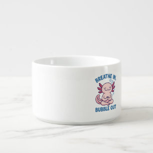 Breathe In Bubble Out Axolotl Yoga Bowl