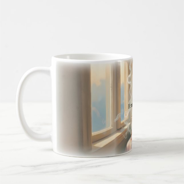 Breathe in Calm Window Serenity Mug (Left)