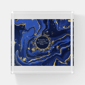 Breathe In Courage Paperweight