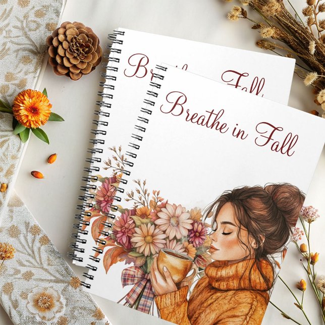 Breathe in Fall Spiral Photo Notebook (Creator Uploaded)