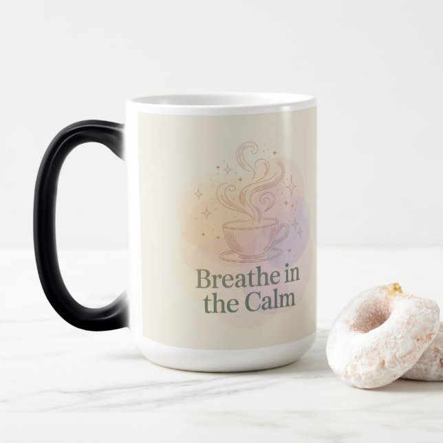 Breathe In The Calm Morphing Mug (With Donut)
