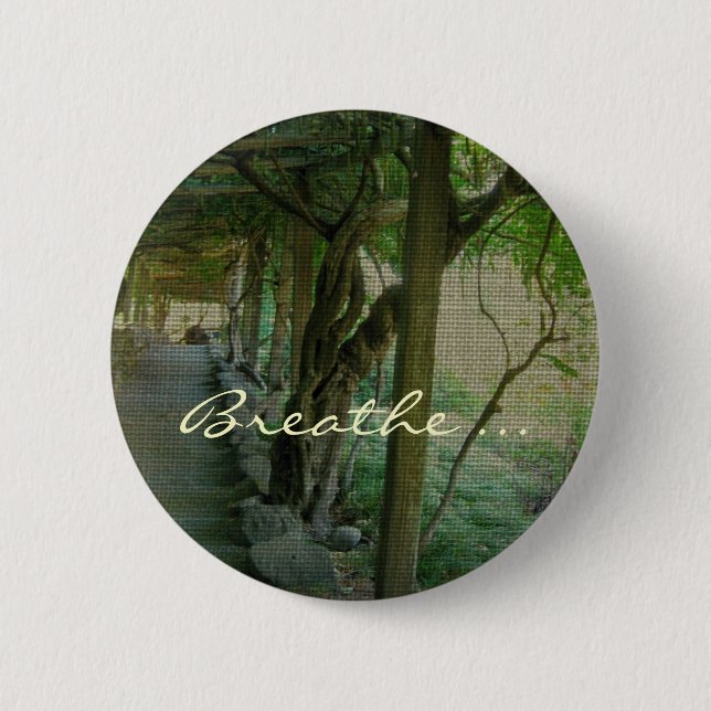 Breathe/Japanese Garden - Button (Front)