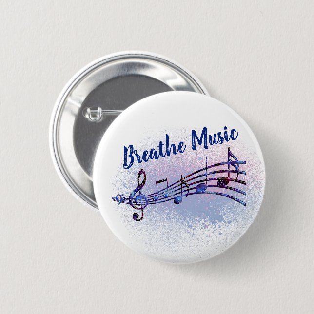 Breathe Music Button (Front & Back)