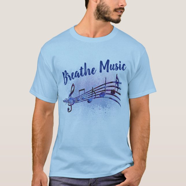 Breathe Music T-Shirt (Front)