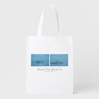 Breathe Out, Breathe In Grocery Bag