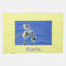 Breathe Quote Yellow/Blue Dish Towels