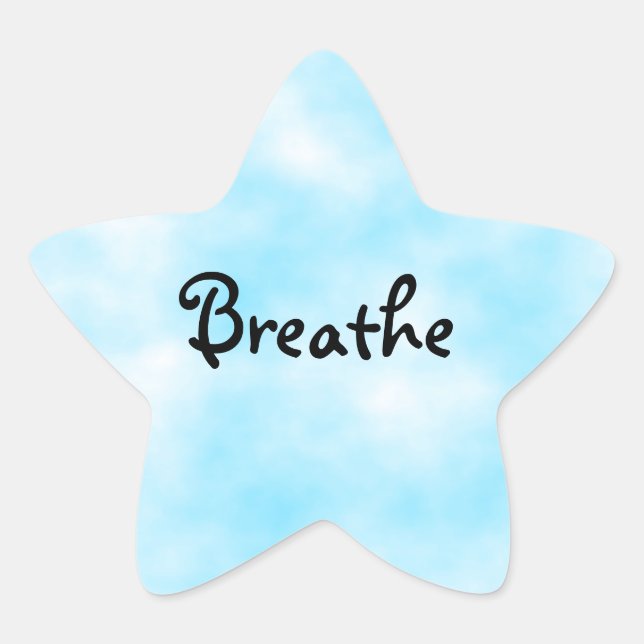 Breathe-star sticker (Front)