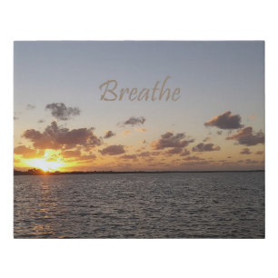 Breathe- Sunset Over Water Wall Art