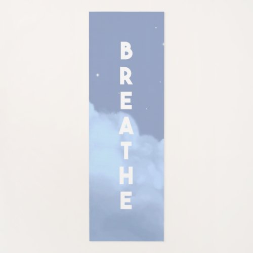 Breathe Yoga Blue Calm Sky Yoga Mat