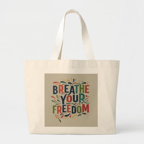Breathe Your Freedom Shopping Bag