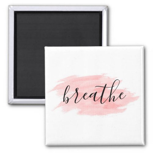 Breathe Zen Yoga Meditation Refrigerator  Magnet