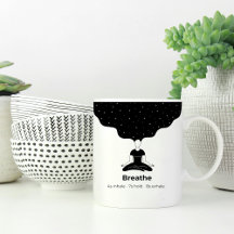 Breathing Meditation Mug - Starry Night Zen