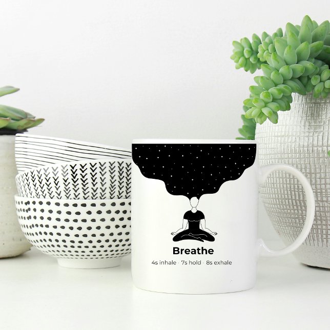 Breathing Meditation Mug - Starry Night Zen (Creator Uploaded)