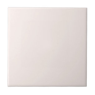 Breathlessly Pale Magenta Pink Solid Color Ceramic Tile