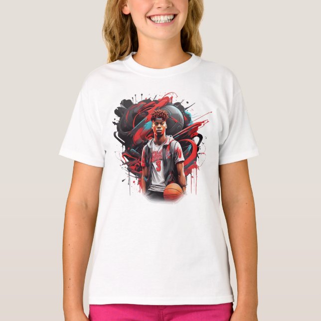 Breathtaking Basketball Feats T-Shirt (Front)