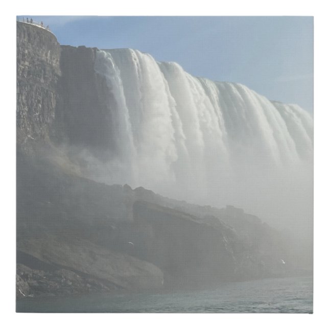 Breathtaking beauty of Niagara Falls Faux Canvas Print (Front)