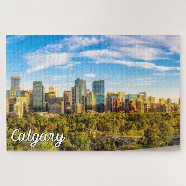 Breathtaking Calgary, Alberta, Canada Jigsaw Puzzle (Horizontal)
