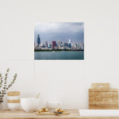 Breathtaking Chicago Skyline Pictures Poster | Zazzle