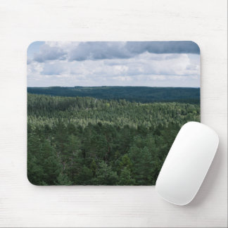 Breathtaking Forest Landscape Aerial Photo Mouse Pad