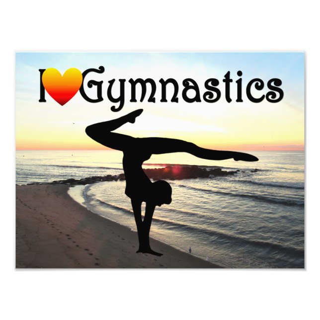 BREATHTAKING GYMNASTICS DESIGN PHOTO PRINT (Front)