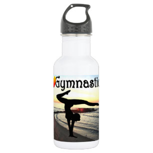 BREATHTAKING GYMNASTICS DESIGN STAINLESS STEEL WATER BOTTLE