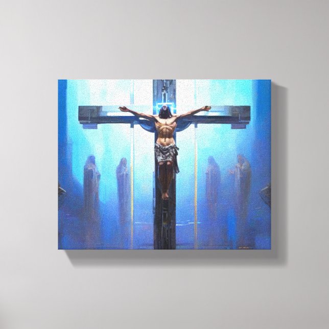 Breathtaking Jesus Canvas Art - Inspiring Spiritua (Front)