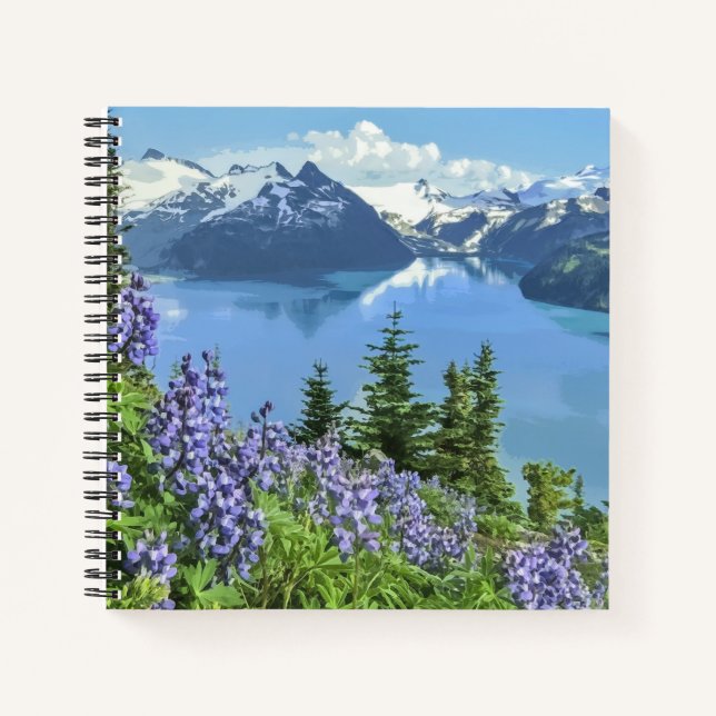 Breathtaking Lake Scenery Artwork | Notebook (Front)
