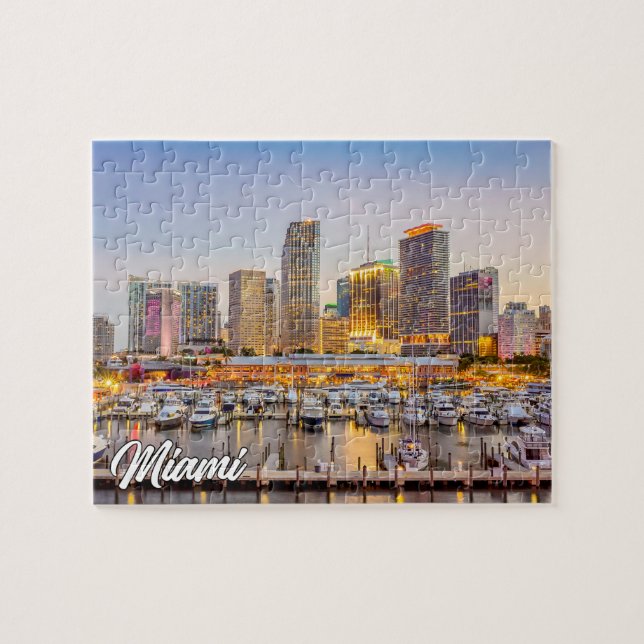 Breathtaking Miami, Florida, USA Jigsaw Puzzle (Horizontal)