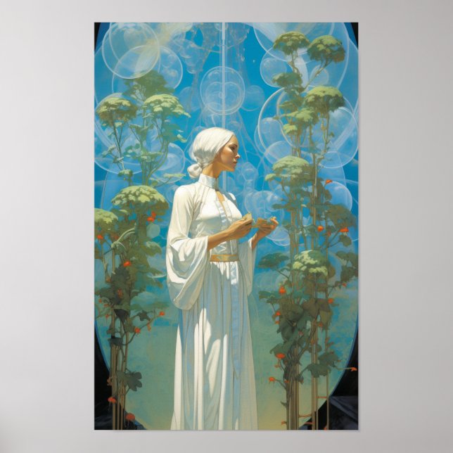 Breathtaking Moebius Maxfi Character Design Poster (Front)