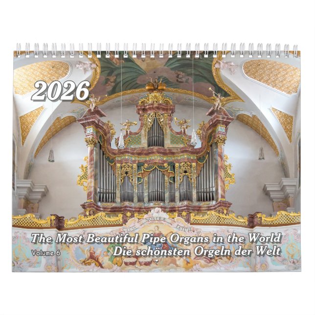 Breathtaking Pipe Organs 2026 – The Organ Calendar (Cover)