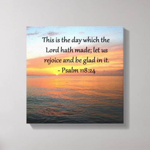 BREATHTAKING PSALM 11824 SUNRISE PHOTO CANVAS PRINT