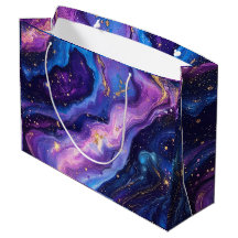 Breathtaking Purple Blue Magenta Gold Galaxy