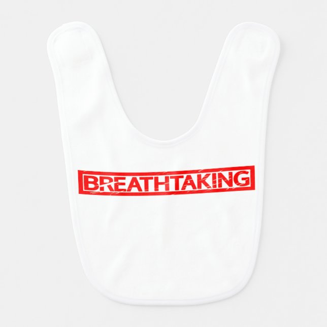 Breathtaking Stamp Baby Bib (Front)