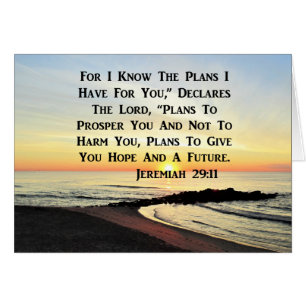 BREATHTAKING SUNRISE JEREMIAH 29:11 PHOTO CARDS
