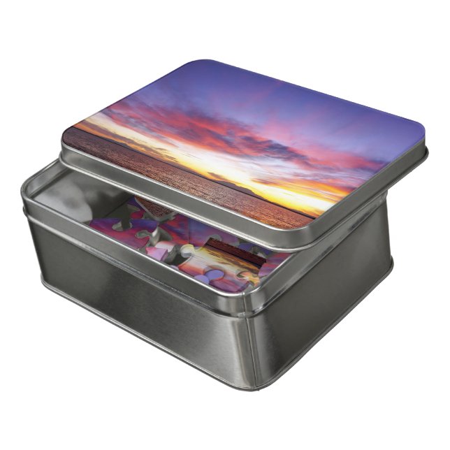 Breathtaking sunset - fine art  jigsaw puzzle (Lid Open)