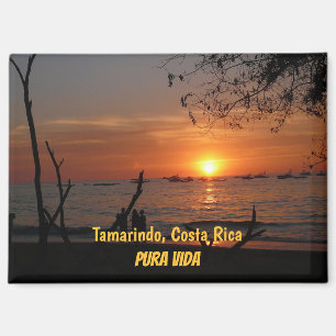 Breathtaking Tamarindo Sunset Magnet