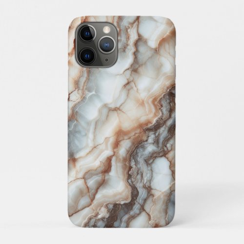 Breccia Marble Elegance Earthy and Natural Tones iPhone 11 Pro Case