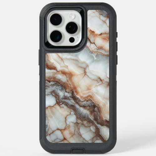 Breccia Marble Elegance Earthy and Natural Tones iPhone 15 Pro Max Case