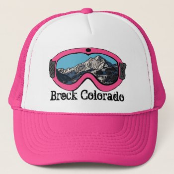 Breck Colorado Pink Snow Goggle Hat by ArtisticAttitude at Zazzle