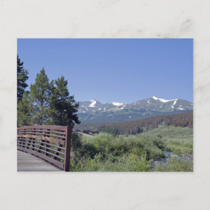 Breckenridge Bike Bridge Postcard