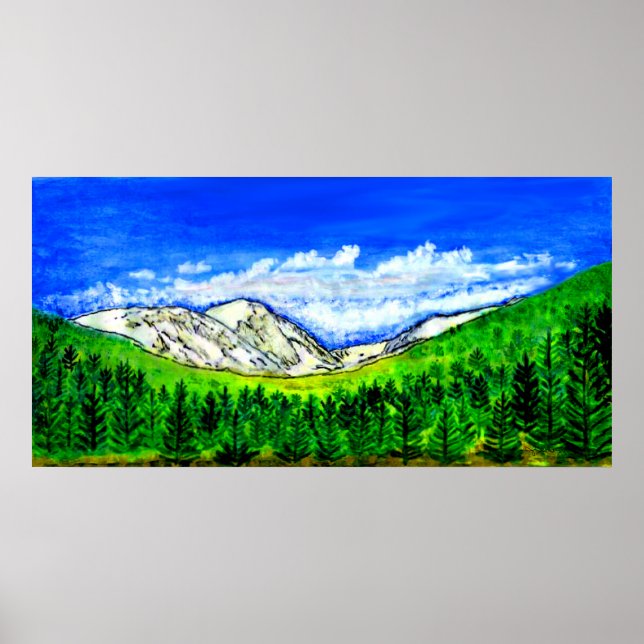 Breckenridge CO 1999 The MUSEUM Zazzle Gifts Poster (Front)