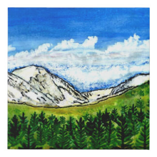 Breckenridge CO jGibney The Museum Zazzle Faux Canvas Print