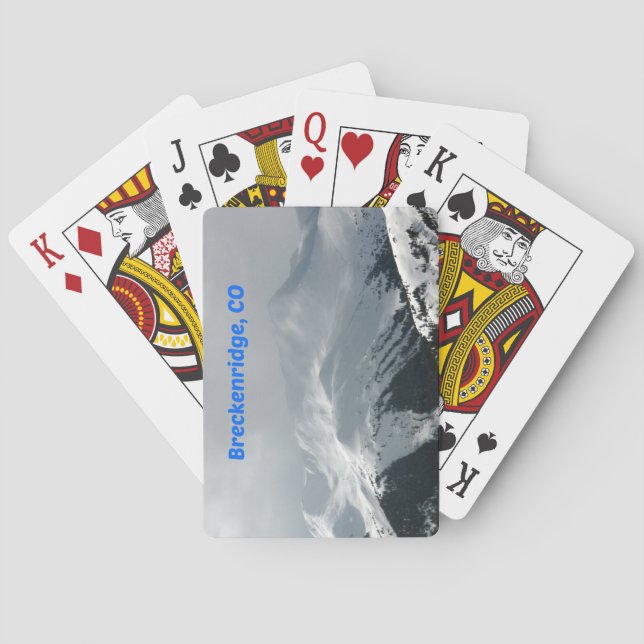 Breckenridge, CO Poker Cards (Back)