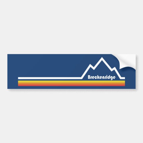 Breckenridge Colorado Bumper Sticker