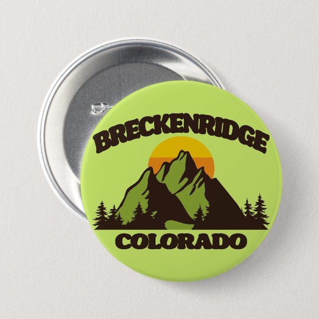 Breckenridge,Colorado Button (Front & Back)
